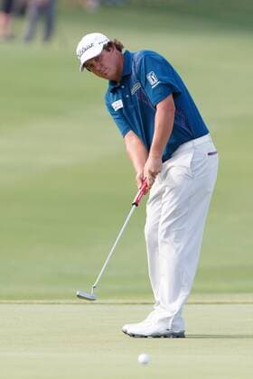 May 17, 2013: Jason Dufner putts on 18 during the second round of the HP Byron Nelson Championship played at the TPC Four Seasons Resort in Irving, TX. GOLF: MAY 17 PGA Golf Herren - HP Byron Nelson Championship - Second Round Icon1305174412 EDITORIAL USE ONLY
