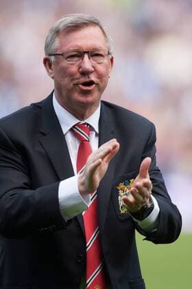 Football - 2012 2013 Premier League - West Bromwich Albion vs. Manchester United Alex Ferguson, manager of Manchester United at the Hawthorns 