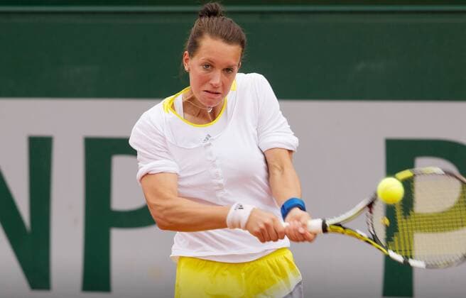 TENNIS - WTA, French Open 2013 PARIS,FRANKREICH,24.MAI.13 - TENNIS - WTA Tennis Damen Tour, Grand Slam, Roland Garros, French Open, Qualifikation. Bild zeigt Dinah Pfizenmaier (GER). 