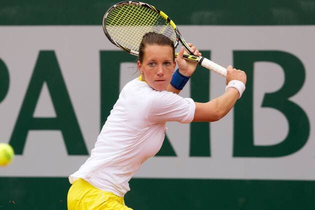 TENNIS - WTA, French Open 2013 PARIS,FRANKREICH,24.MAI.13 - TENNIS - WTA Tennis Damen Tour, Grand Slam, Roland Garros, French Open, Qualifikation. Bild zeigt Dinah Pfizenmaier (GER). 
