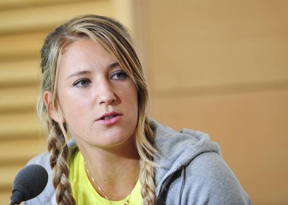 Victoria Azarenka (BLR) TENNIS : Roland Garros 2013 - Conference de presse - 24 05 2013 JBAutissier Panoramic 