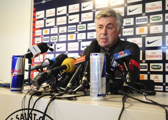 Carlo Ancelotti - Pressekonferenz des PSG (Paris Saint Germain) - 25 05 2013 JBAutissier Panoramic 