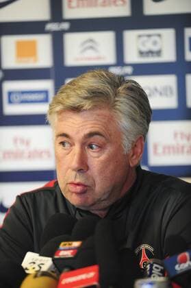 Carlo Ancelotti - Pressekonferenz des PSG (Paris Saint Germain) - 25 05 2013 JBAutissier Panoramic 