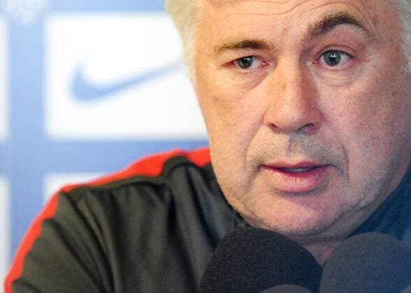 Carlo Ancelotti - Pressekonferenz des PSG (Paris Saint Germain) - 25 05 2013 JBAutissier Panoramic 