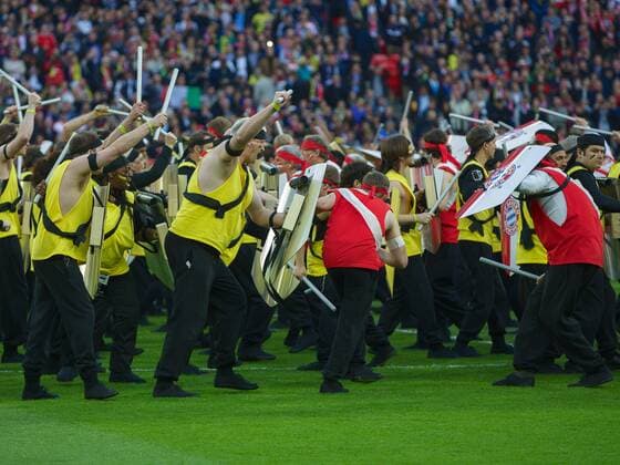 Opening Finale during the UEFA Champions League match between Borussia Dortmund and Bayern Munich on May 25, 2013 at Wembley stadium, London, England. Borussia Dortmund v Bayern Munich Champions League 2012 2013 xVIxxIVx 1576827