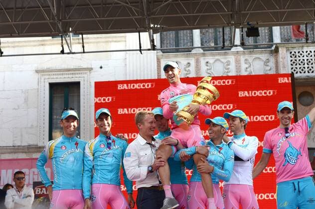 2013, Giro d Italia, tappa 21 Riese Pio X - Brescia, Astana 2013, Nibali Vincenzo, Vinokour Alexander, Brescia 