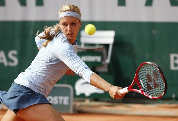 French Open 2013, Roland Garros,Paris,ITF Grand Slam Tennis Tournament,Sabine Lisicki (GER),Aktion, Einzelbild,Halbkörper, Querformat,