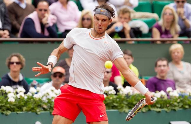 TENNIS - ATP, French Open 2013 PARIS,FRANKREICH,27.MAI.13 - TENNIS - ATP Tennis Herren World Tour, Grand Slam, Roland Garros, French Open. Bild zeigt Rafael Nadal (ESP). 