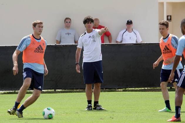 Stefan Reinartz, Bundestrainer Joachim Löw, Nicolai Müller