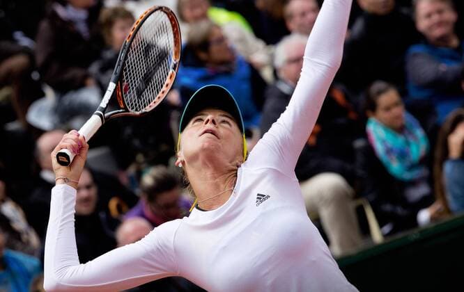 TENNIS - WTA, French Open 2013 PARIS,FRANKREICH,28.MAI.13 - TENNIS - WTA Tennis Damen Tour, Grand Slam, Roland Garros, French Open. Bild zeigt Daniela Hantuchova (SVK). 