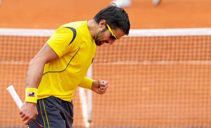 TENNIS - ATP, French Open 2013 PARIS,FRANKREICH,29.MAI.13 - TENNIS - ATP Tennis Herren World Tour, Grand Slam, Roland Garros, French Open. Bild zeigt Janko Tipsarevic (SRB). 
