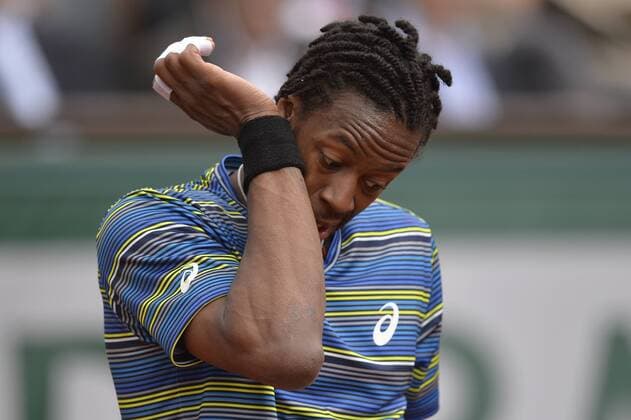 PARIS, 29.05.2013, Gael Monfils (FRA) bei den Tennis French Open 2013 in Paris