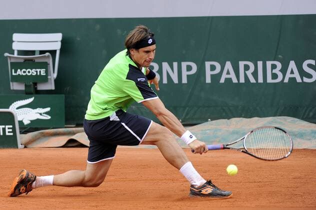 31.05.2013 Paris, France. David Ferrer of Spain in action during the match in the third round of the French Open from Roland Garros. xDavidxEmmx  ActionPlus20256701