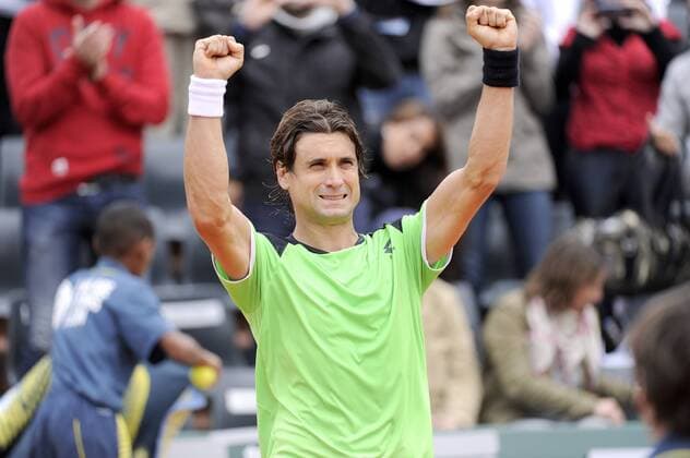 31.05.2013 Paris, France. David Ferrer of Spain in action during the match in the third round of the French Open from Roland Garros. xDavidxEmmx  ActionPlus20256714
