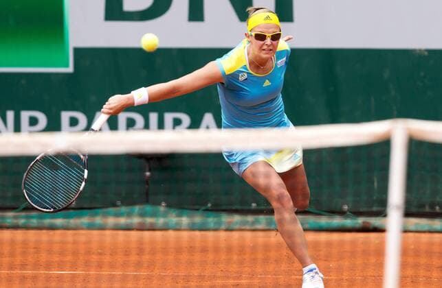 TENNIS - WTA, French Open 2013 PARIS,FRANKREICH,31.MAI.13 - TENNIS - WTA Tennis Damen Tour, Grand Slam, Roland Garros, French Open. Bild zeigt Kirsten Flipkens (BEL). 