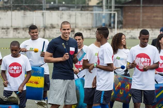 Jack Rodwell during visiting of Projeto Relief. Rio de Janeiro RJ, Brasil 31 05 2013. x(11)xCelsoxPupox xFotoarenax 