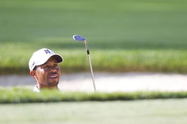 May 31, 2013: Tiger Woods watches his bunker shot on the tenth green during the second round of The Memorial Tournament at Muirfield Village Golf Club in Dublin, Ohio PGA Golf Herren 2013: The Memorial Tournament MAY 31 - ZUMAct5