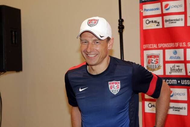 Trainer Jürgen Klinsmann (USA) - Pressekonferenz von US-Soccer, Washington