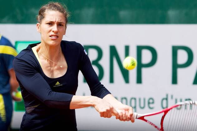 TENNIS - WTA, French Open 2013 PARIS,FRANKREICH,01.JUN.13 - TENNIS - WTA Tennis Damen Tour, Grand Slam, Roland Garros, French Open. Bild zeigt Andrea Petkovic (GER). 