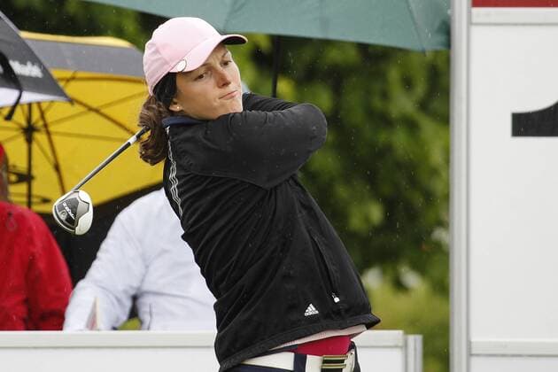 München, 01.06.2013, UniCredit Ladies German Open 2013, Golfpark Gut Häusern, Spielerin Celine HERBIN FRA Golfturnier