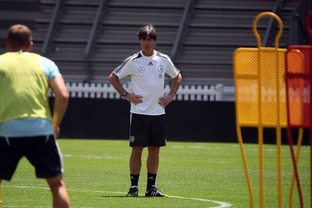 Bundestrainer Joachim Löw (D) - Training der deutschen Nationalmannschaft in Washington, RFK Stadium