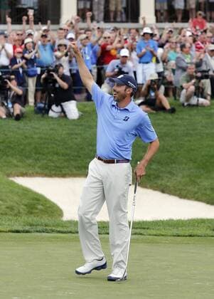 June 2, 2013 - Dublin, OH, USA - Matt Kuchar wins the Memorial Tournament at Muirfield Village Golf Club in Dublin, Ohio, Sunday, June 2, 2013. 2013 Memorial Tournament - ZUMAm67
