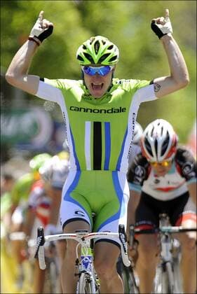 Elia Viviani (Italy Team Cannondale) CYCLISME: Criterium du Dauphine 2013 - Etappe 2 - Chatel Oyonnax - 03 06 2013 Photonews Panoramic 