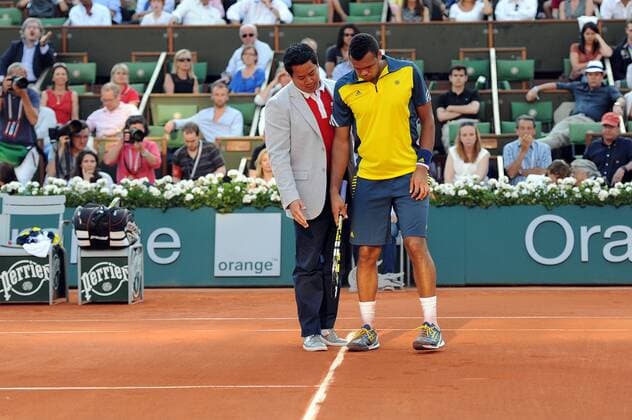 07.06.2013 Paris, France. Jo-Wilfried Tsonga of FRA in the SemiFinal of the French Open from Roland Garros. xDavidxEmmx  ActionPlus20311457