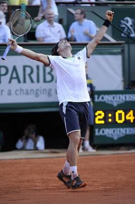 07.06.2013 Paris, France. David Ferrer in the SemiFinal of the French Open from Roland Garros. xDavidxEmmx  ActionPlus20311496
