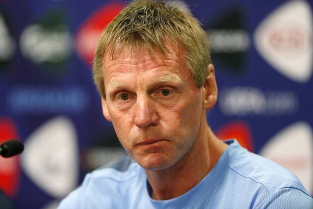 England s Stuart Pearce during his press conference England U21 Training - UEFA U21 Championship 2013 - Teddy Stadium - Jerusalem - Israel - 10 06 2013 - Pic David Klein Sportimage EDITORIAL USE ONLY. No use with unauthorised audio, video, data, fixture lists, club league logos or live services. Online in-match use limited to 120 images, no video emulation. No use in betting, games or single club league player publications.