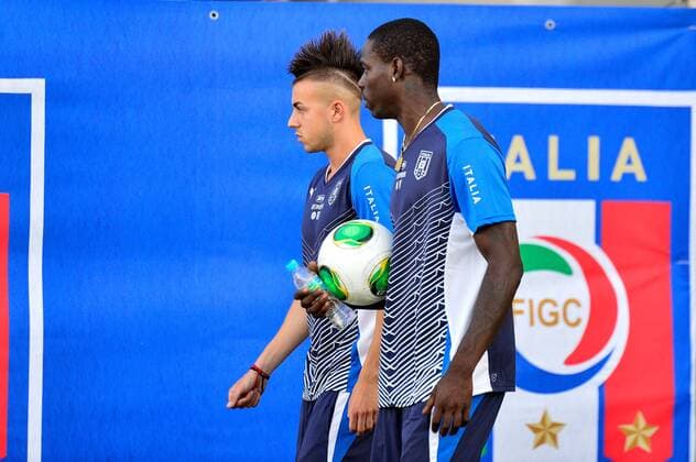 Mario BALOTELLI, Stephan EL SHAARAWY - Training Italien. RIO DE JANEIRO RJ, Brasil 10 06 2013. ( x(11)xCelsoxPupox xFotoarenax  (17034)