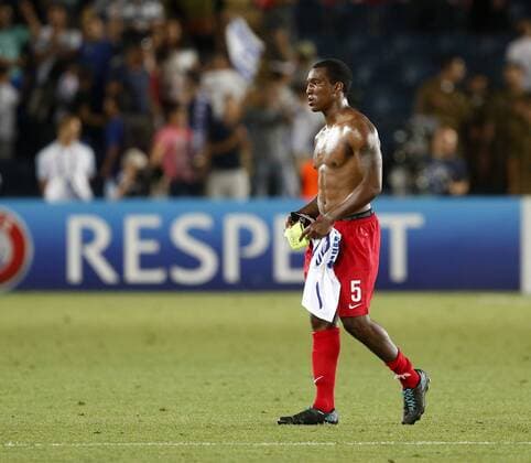 England s Andre Wisdom looks on dejected at the final whistle - Israel U21 vs England U21 - UEFA U21 Championship 2013 - Teddy Stadium - Jerusalem - Israel - 11 06 2013 - Pic David Klein Sportimage EDITORIAL USE ONLY. No use with unauthorised audio, video, data, fixture lists, club league logos or live services. Online in-match use limited to 120 images, no video emulation. No use in betting, games or single club league player publications.