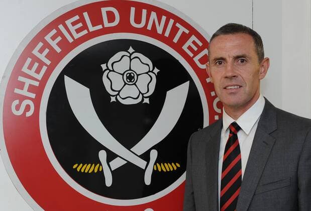 Fußball, Trainerhistorie Sheffield United von 1889 bis heute David Weir press conference 11.6.13 Pic : Martyn Harrison David Wier - Sheffield United manager Â 