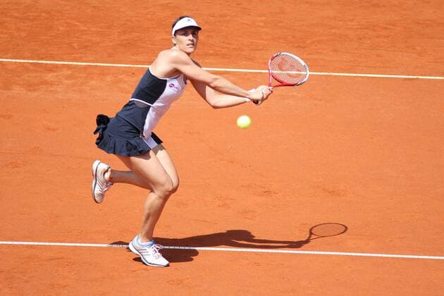 Andrea Petkovic, GER, playing semi-final during Nürnberger Versicherungscup 2013 in Nürnberg; 14 06 2013 -
