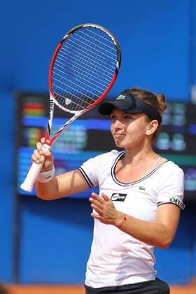 Simona Halep, ROM, winning her first final at Nürnberger Versicherungscup 2013 in Nürnberg; 15 06 2013 -