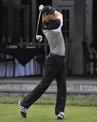 June 16, 2013 - Merion, Pa, U.S. - June 16 2013: Martin Kaymer, of Germany, swings at the 1st tee off for the final round at the 113th U.S. Open National Championship at the Merion Golf Club in Ardmore, Pa. Golf 2013: US Open JUN 16 - ZUMAcw2