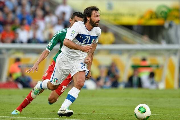 RIO DE JANEIRO, RJ - 16 06 2013: MEXICO vs ITALY: - Andrea PIRLO - Confed Cup - Maracana. ( x(11)xCelsoxPupox xFotoarenax  (17126)