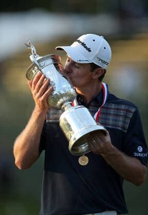 June 16, 2013 - Ardmore, PA, USA - Justin Rose wins the USA Open golf tournament at Merion Golf Club s East Course in Ardmore, Pennsylvania, on Sunday, June 16, 2013. U.S. Open - ZUMAm67