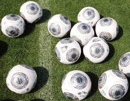 Leipzig, 18.06.2013, Fußball, 3. Liga - 2013 - 2014 , Im Bild: Torfabrik , der neue Spielball von Adidas für die kommende Saison