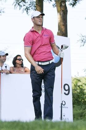 Martin KAYMER (GER) am Abschlag, Tee Freisteller, Ganzkörper, Ganzfigur, Einzelaktion, hoch , hochformat, vertikal, Aktion, EP_ckt