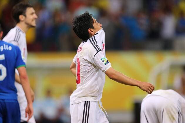 Shinji Kagawa (JPN), June 19, 2013 - Football Soccer : FIFA Confederations Cup Brazil 2013, Group A match between Italy 4-3 Japan at Arena Pernambuco, Recife, Brazil. NoxThirdxPartyxSales  (jyfa083881)