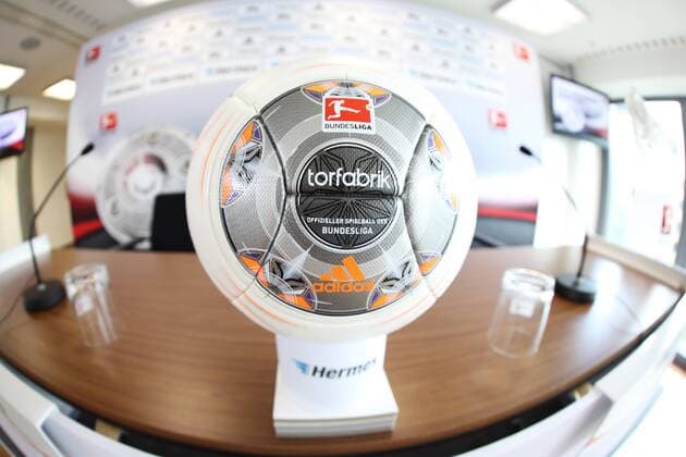 ADIDAS TORFABRIK PRESSEKONFERENZ VORSTELLUNG DES BUNDESLIGA SPIELPLANS DER SAISON 2013 14 DFL FRANKFURT