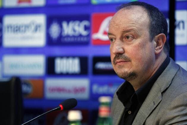 Neapel, Italien - Pressekonferenz zur Vorstellung des neuen Trainers des SSC Neapel - Im Bild: RAFAEL BENITEZ