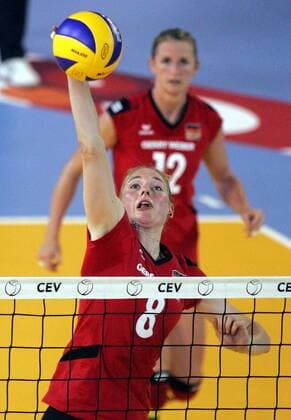 21.06.2013 Subotica (Serbia) Israel-Germany CEV European League Women volleyball Berit Kauffeldt Germany : 