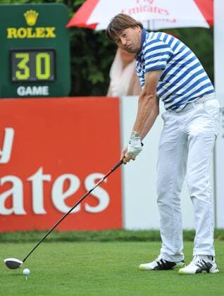 Robert-Jan DERKSEN (NED) beim Abschlag. Deutschland, Eichenried: Golf, European Tour: 25. BMW International Open 4. Tag am 23.06.2013, Golfclub München Eichenried.