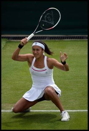 British Player Heather Watson during the Wimbledon Tennis Championships Tuesday, 25th June 2013  IIM-0142-0002