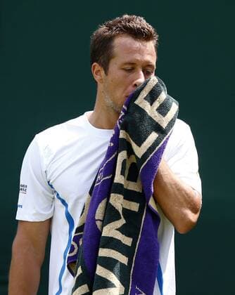 Wimbledon Championships 2013, AELTC,London, ITF Grand Slam Tennis Tournament, ein enttäuschter Philipp Kohlschreiber(GER),Frust,Emotion,Einzelbild,Halbkoerper,Hochformat,