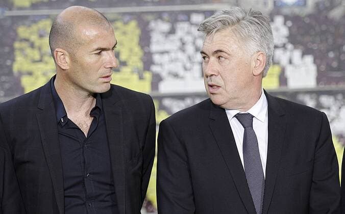 PK Real Madrid: Carlo Ancelotti; Zinedine Zidane JavierxOrtegaxPonce 