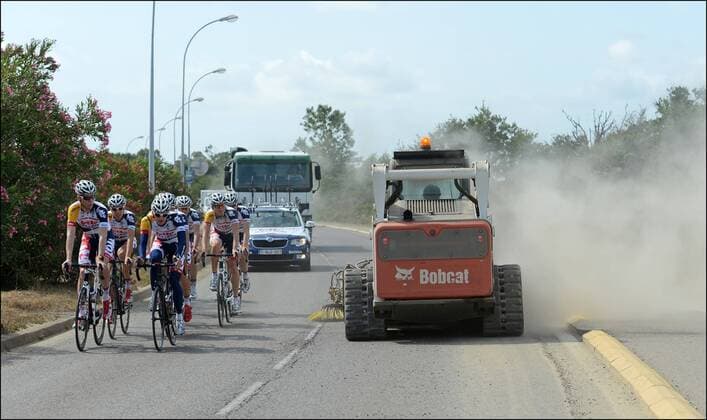 Bak Lars Ytting (Den) - Bart De Clercq (Bel) - Andre Greipel (Dui) - Adam Hansen (Aus) - Greg Henderson (Nzi) - Jurgen Roelandts (Bel) - Marcel Sieberg (Dui) - Jurgen Van den Broeck (Bel) - Frederik Willems (Bel) CYCLISME : Entrainement Equipe Lotto Belisol - Tour De France - Porto Vecchio - 26 06 2013 Photonews Panoramic SteveDarcisofBelgiumpicturedduringhispressconferenceannoncinghiswithdrawof thechampionshipsWimbledon2013 atWimbledonLondonEngland2ßJune2013- PicturebyPhilippeCrochet PhotoNews 