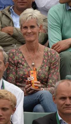 Wimbledon Tennis Championships. Judith Judy Murray, mother of Andrew - Andy - Murray eating a bag of sweets during Gentlemen s Singles in Court One, on second round match on day three of the Wimbledon Lawn Tennis Championships Wimbledon, London, United Kingdom Wednesday, 26th June 2013 AndrewxParsonsx xi-Images  IIM-0146-0058